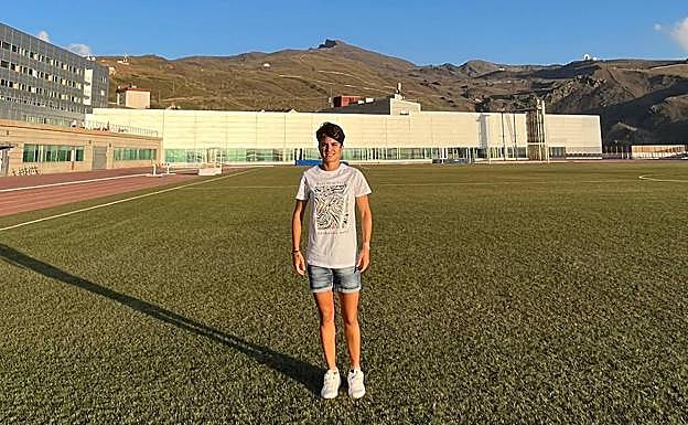 María Pérez, en el CAR de Sierra Nevada durante su última concentración en altura. 