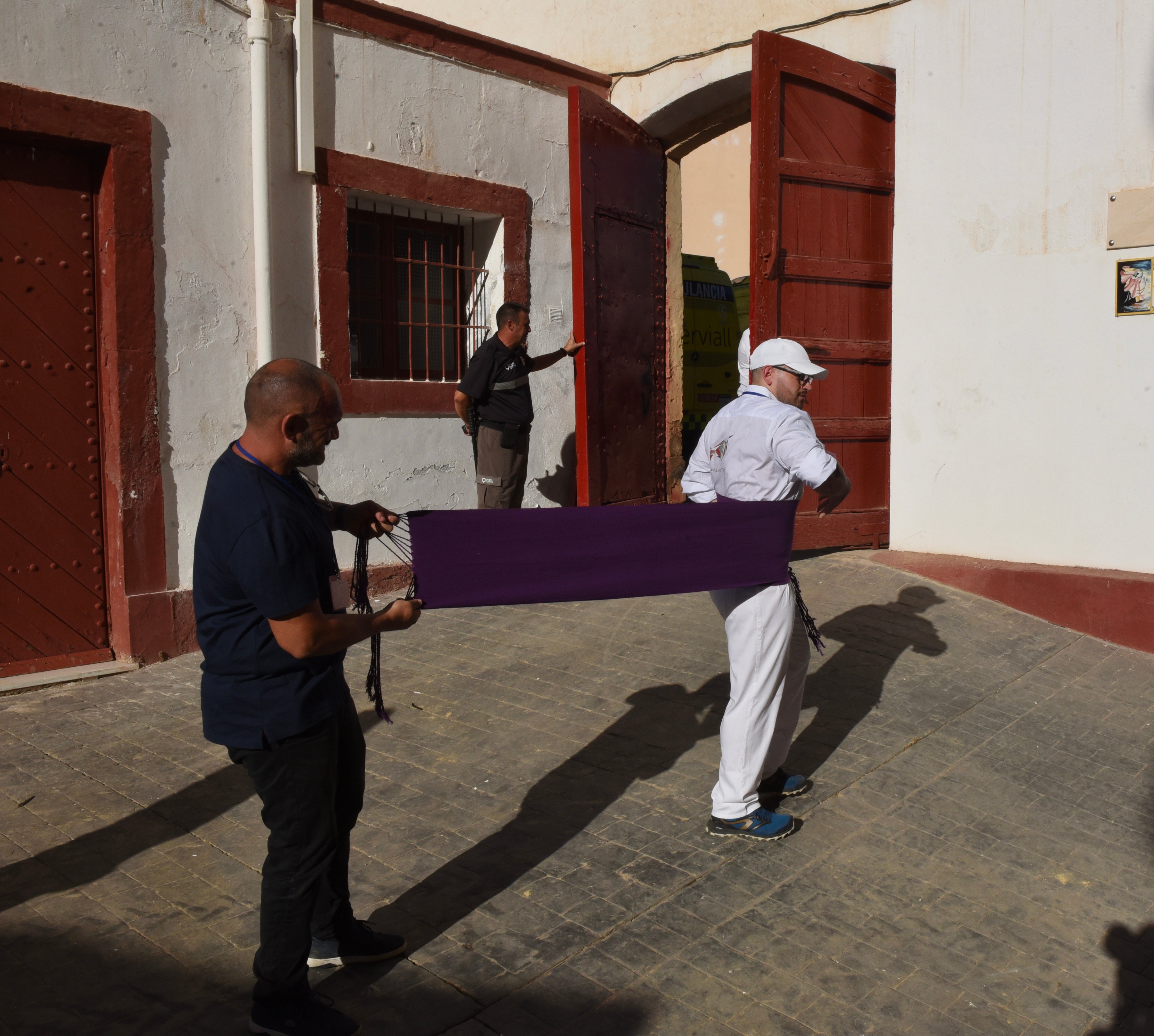Momento del festejo celebrado este sábado en la plaza almeriense.