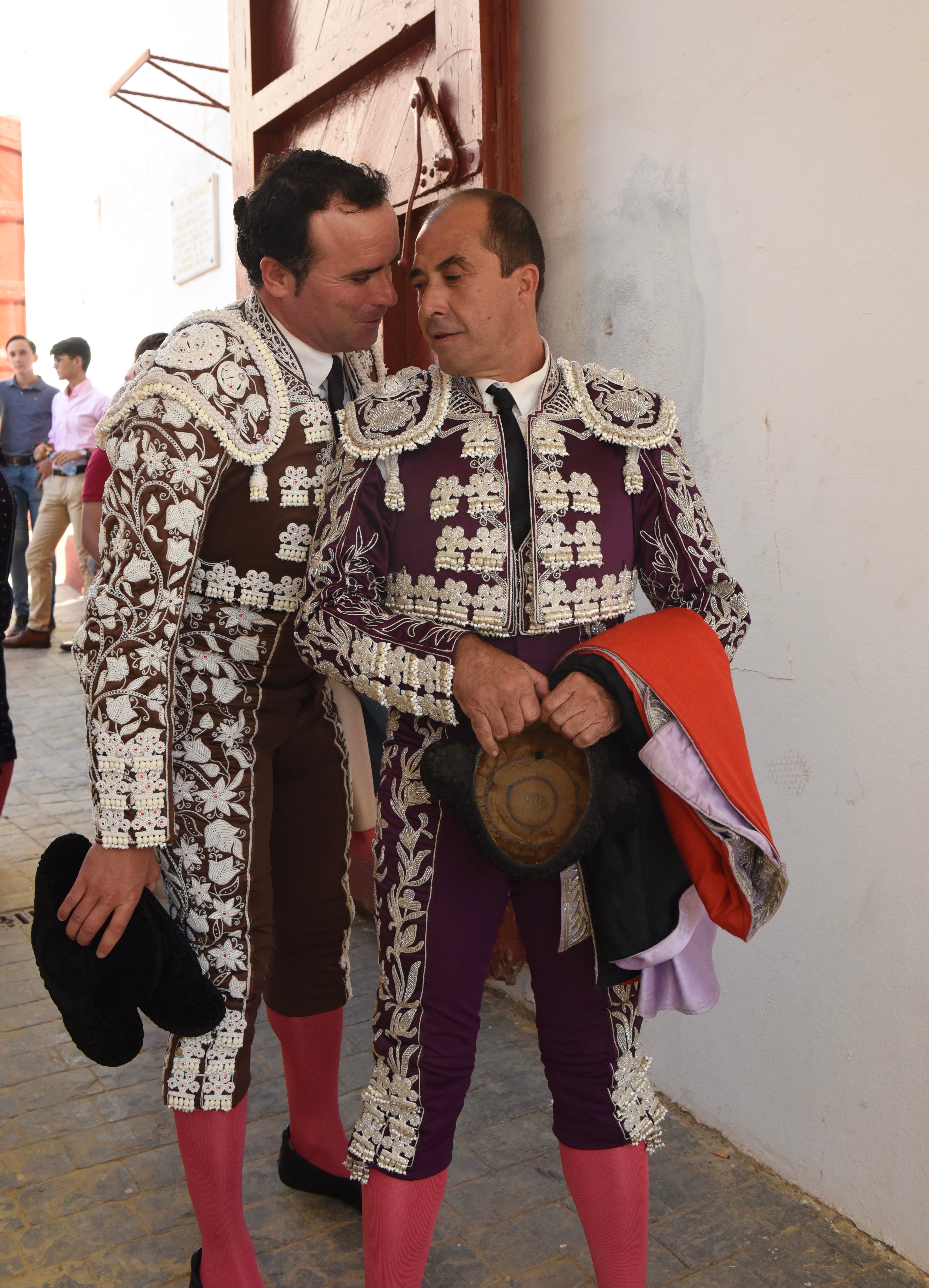Momento del festejo celebrado este sábado en la plaza almeriense.