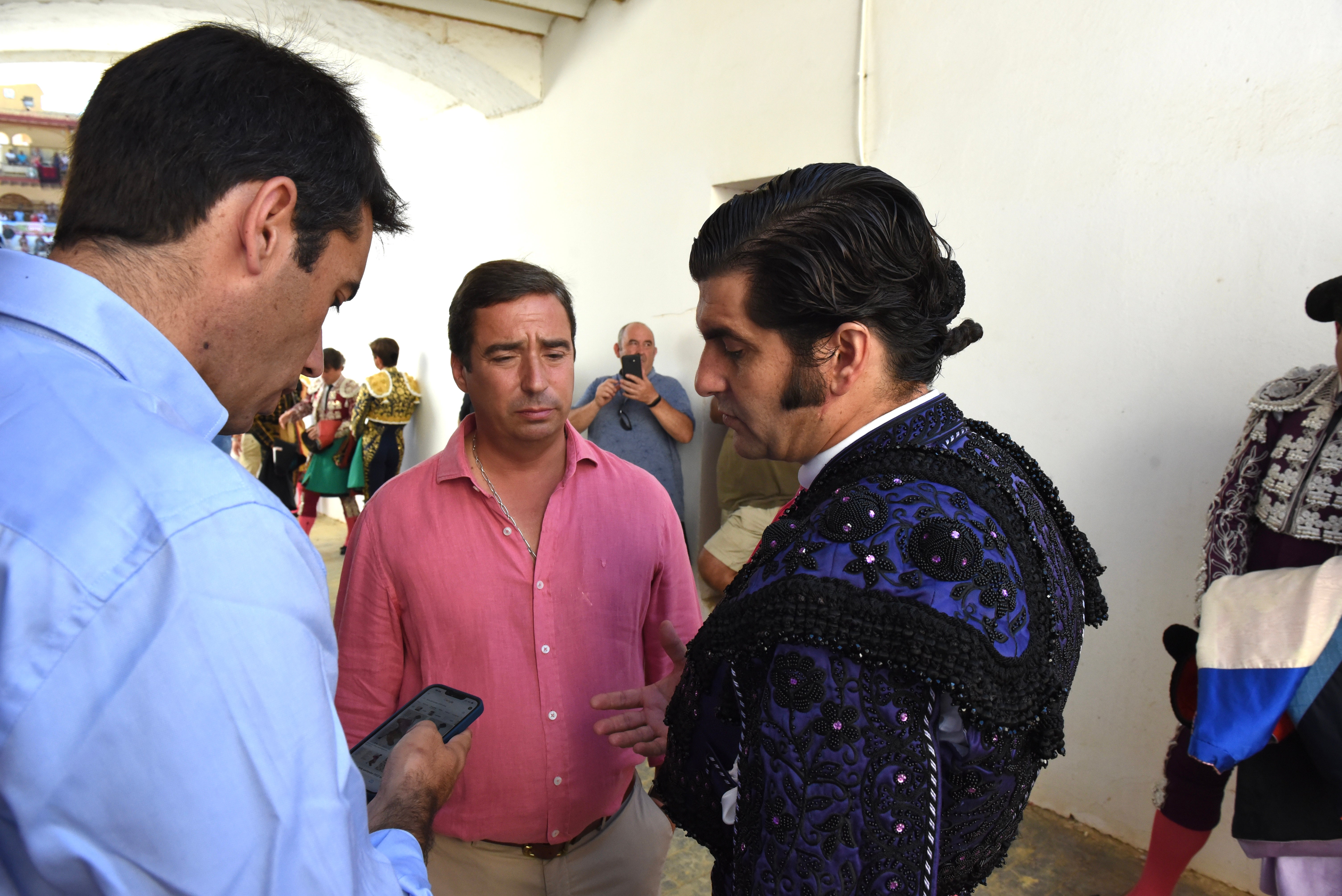 Momento del festejo celebrado este sábado en la plaza almeriense.