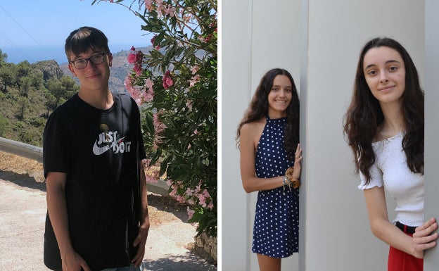 Juan Manuel, Lucía García y Miriam Cantero. 