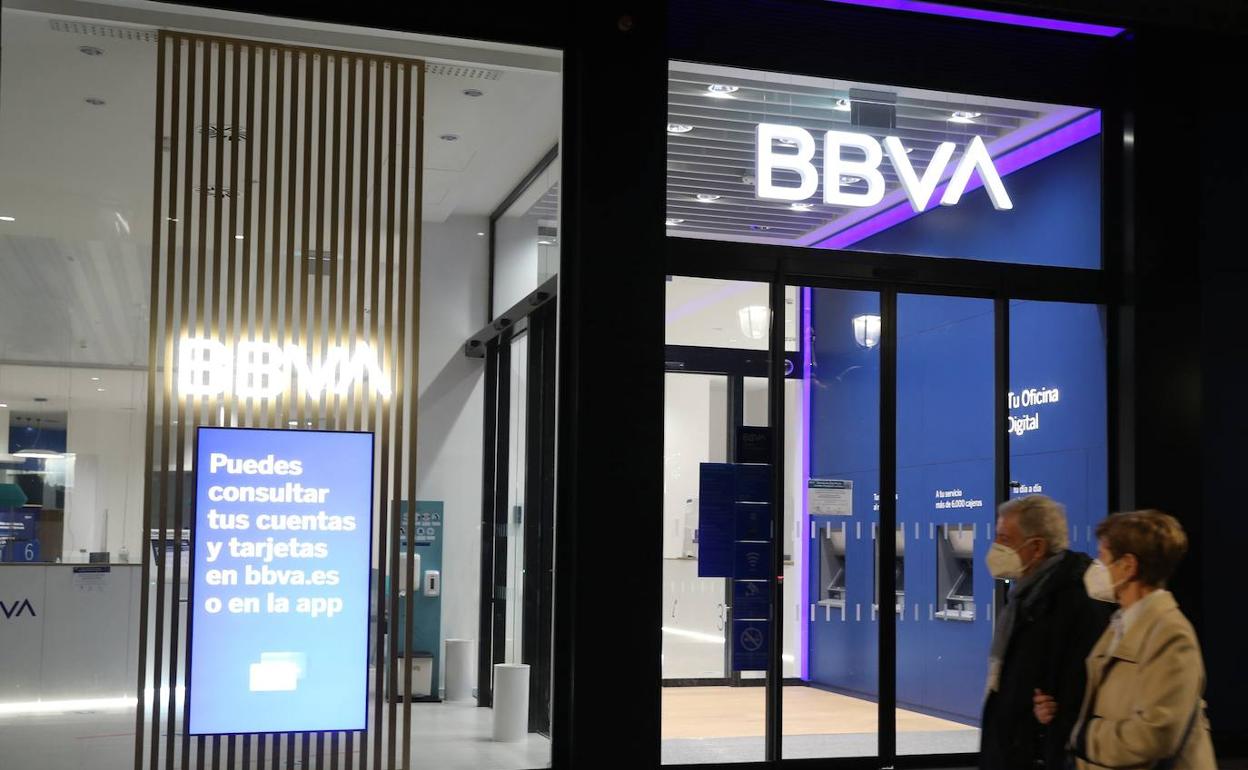 Mensaje de estafa en nombre de BBVA. 