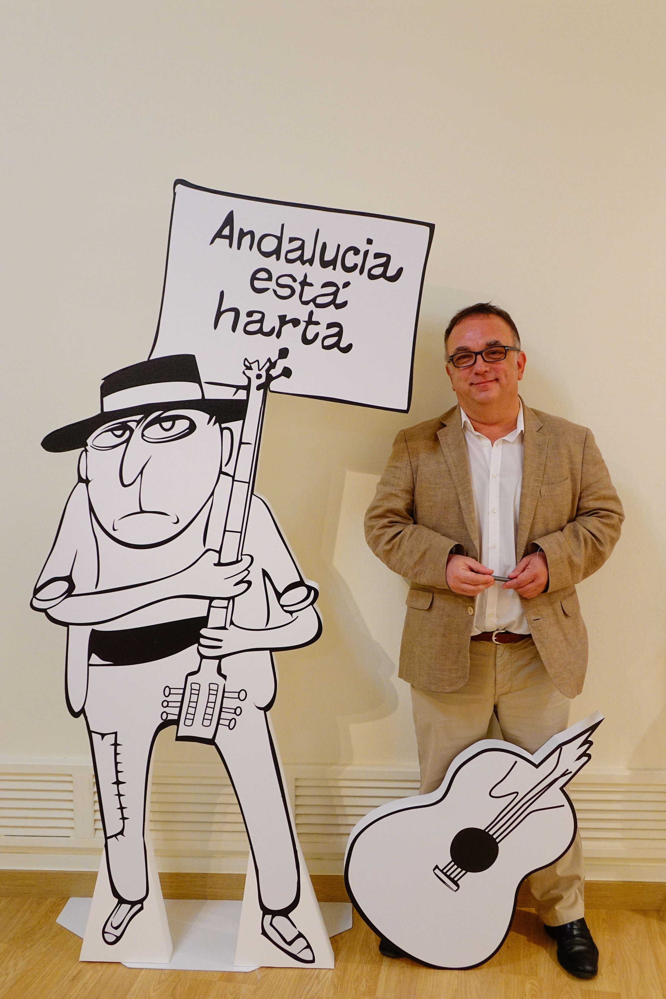 El Centro Cultural CajaGranada de Puerta Real acogió en 2016 una muestra retrospectiva del dibujante