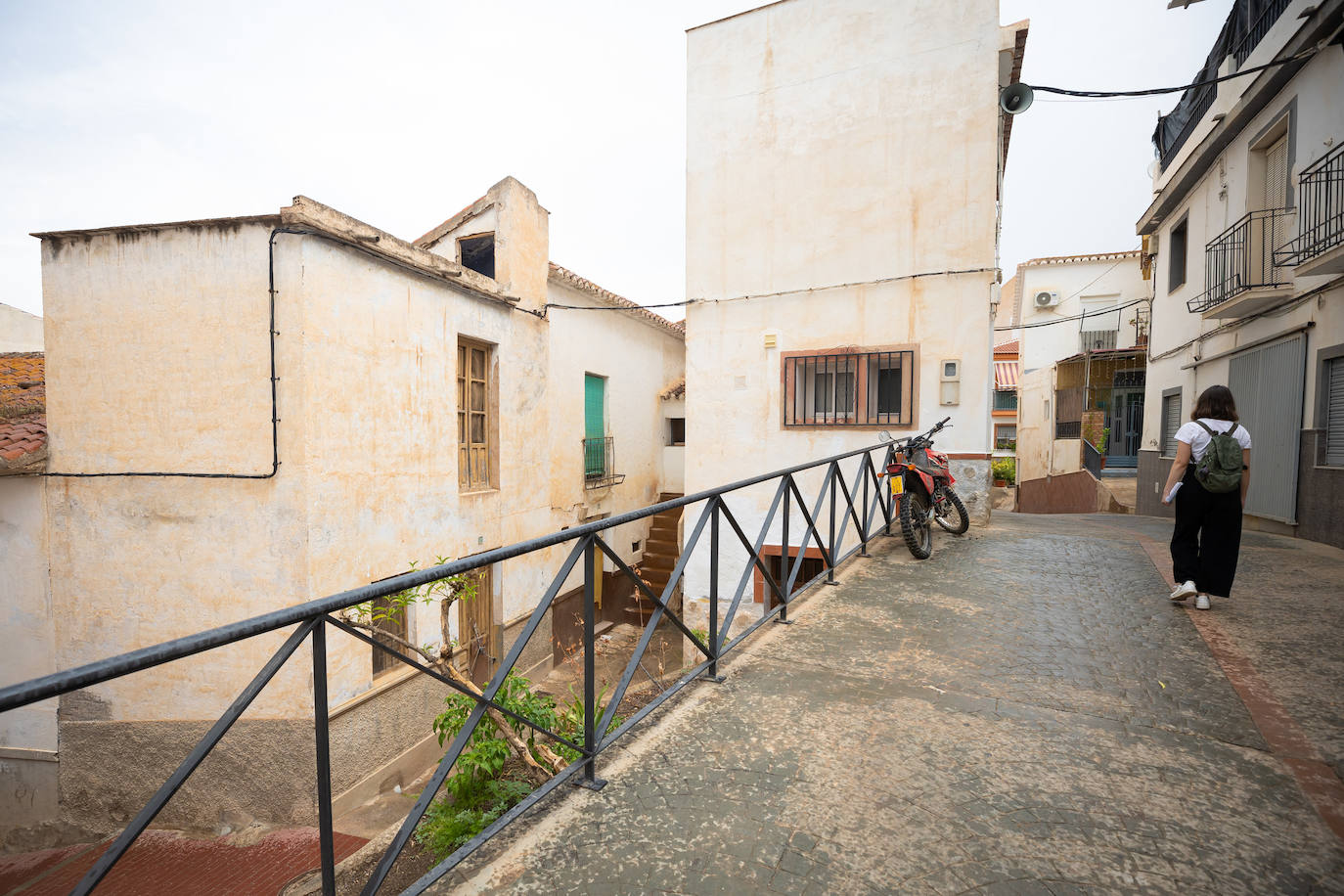Hay al menos cuatro casas okupadas en el centro histórico.