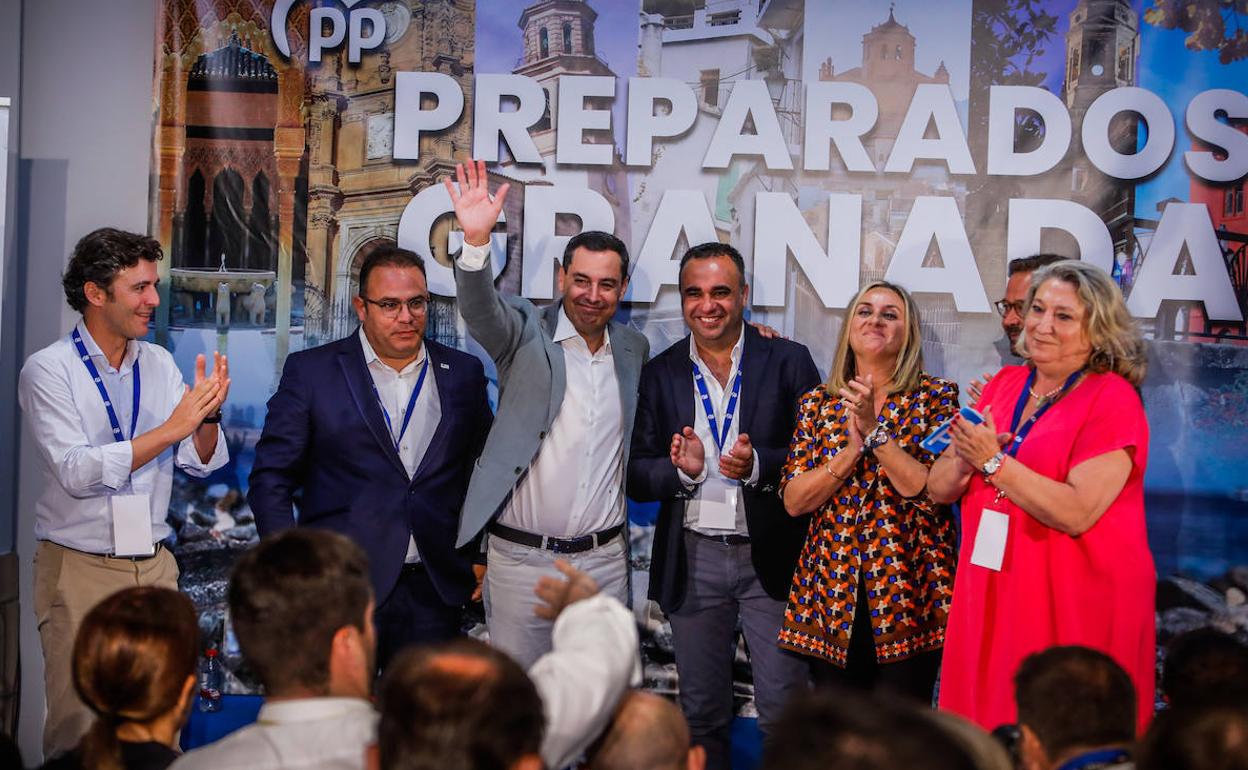 Ruiz Joya, Juanma Moreno, Francisco Rodríguez y Marifrán Carazo.