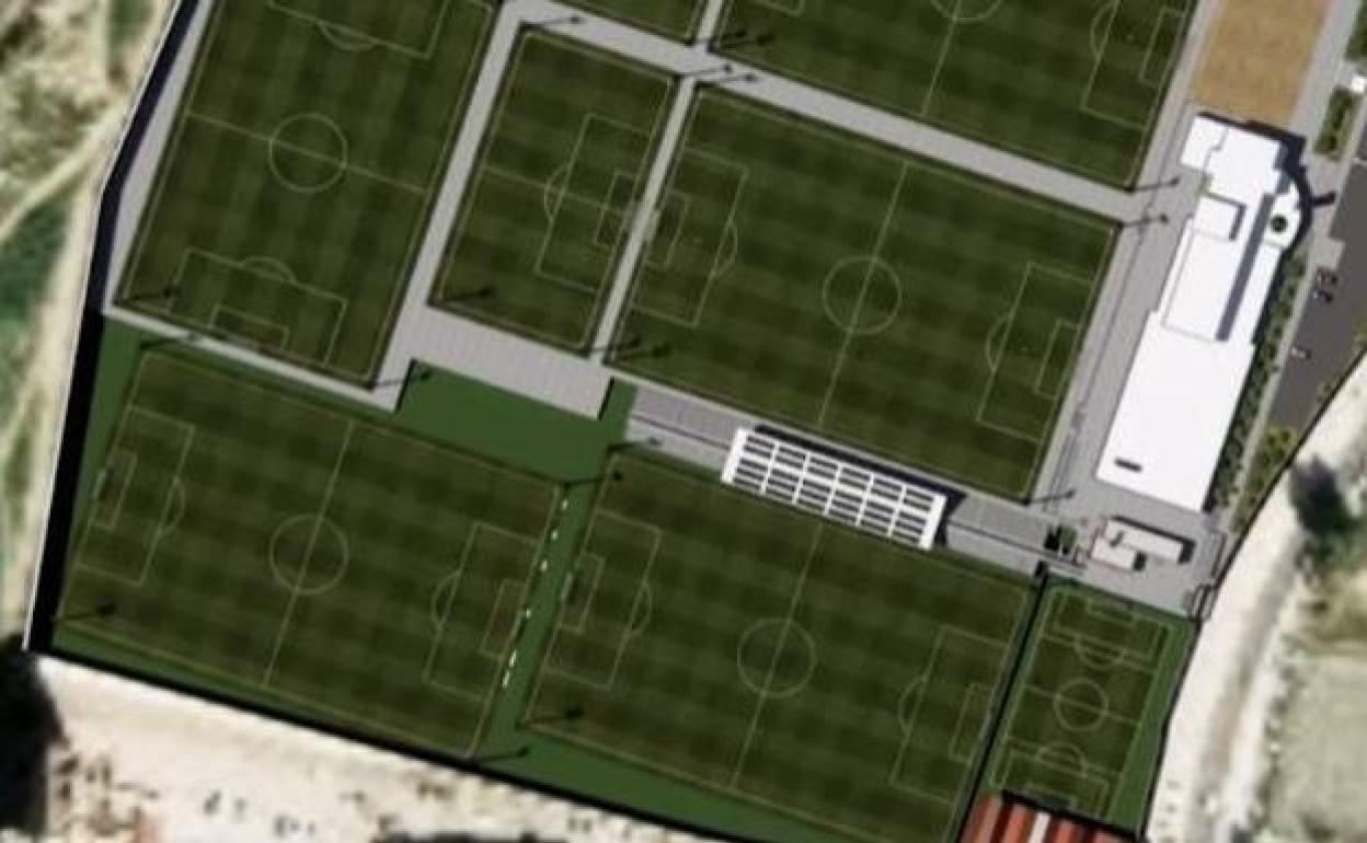 Proyecto de la segunda fase de la Ciudad Deportiva. 