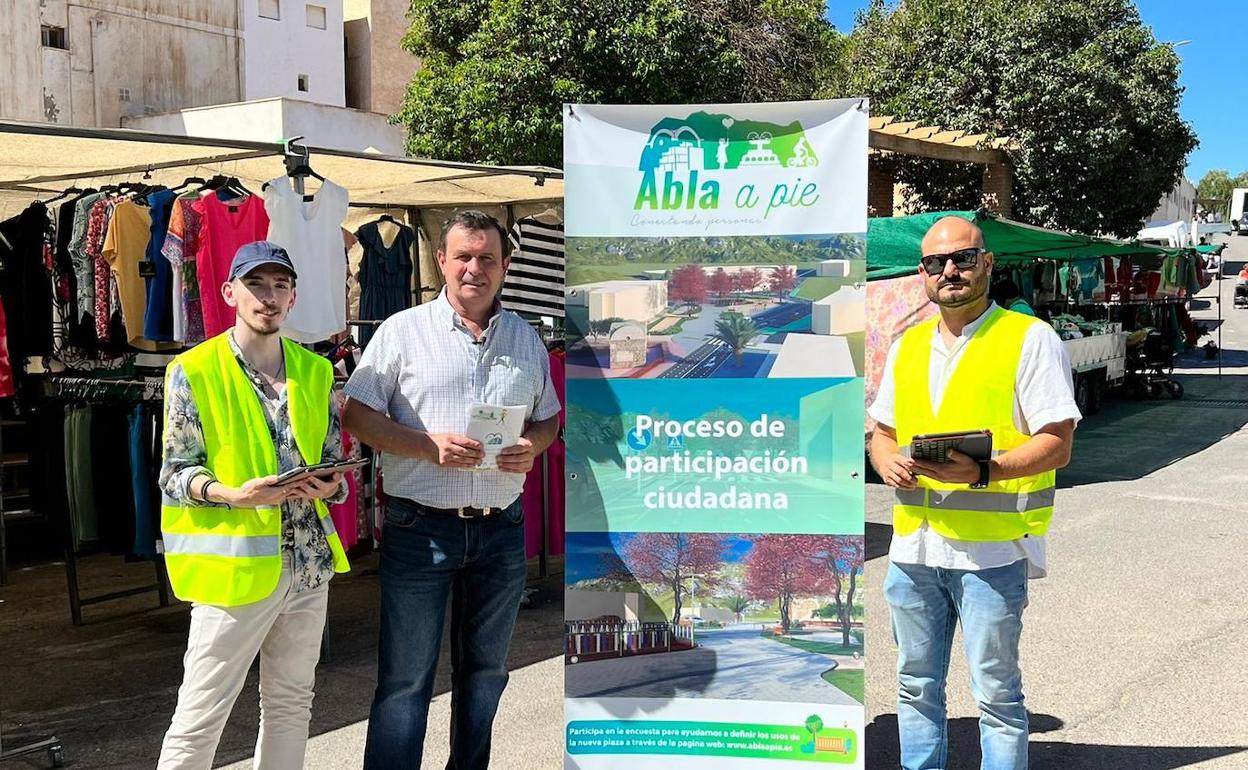 Cartel de 'Abla a pie'.