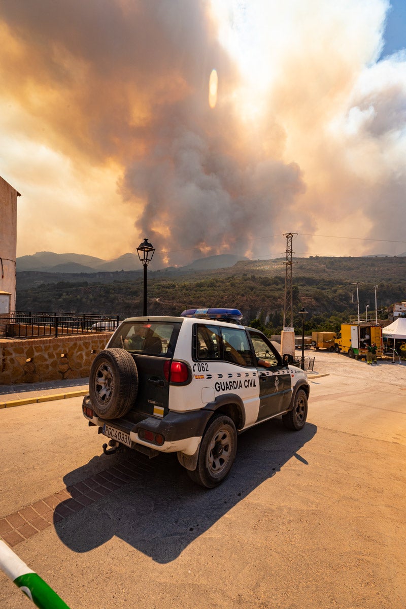 Las imágenes del mayor incendio de la provincia en lo que va de año