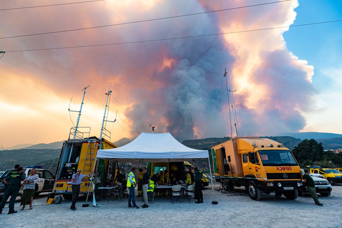 Las imágenes del mayor incendio de la provincia en lo que va de año