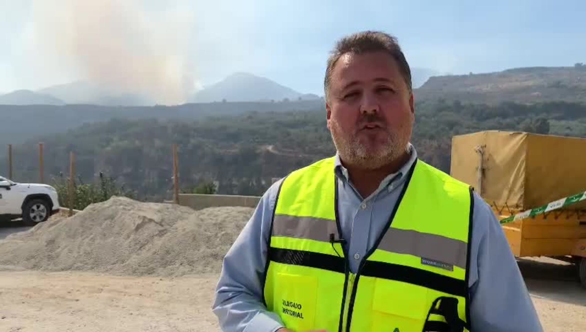 «Somos más optimistas que ayer de cara a la extinción del fuego»