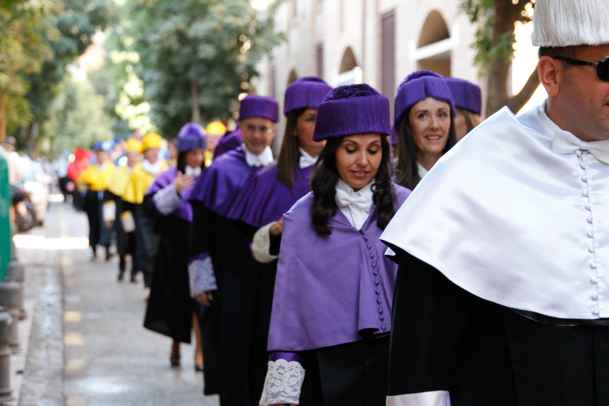 La rectora Pilar Aranda preside su última apertura de curso y recibe una emotiva ovación.