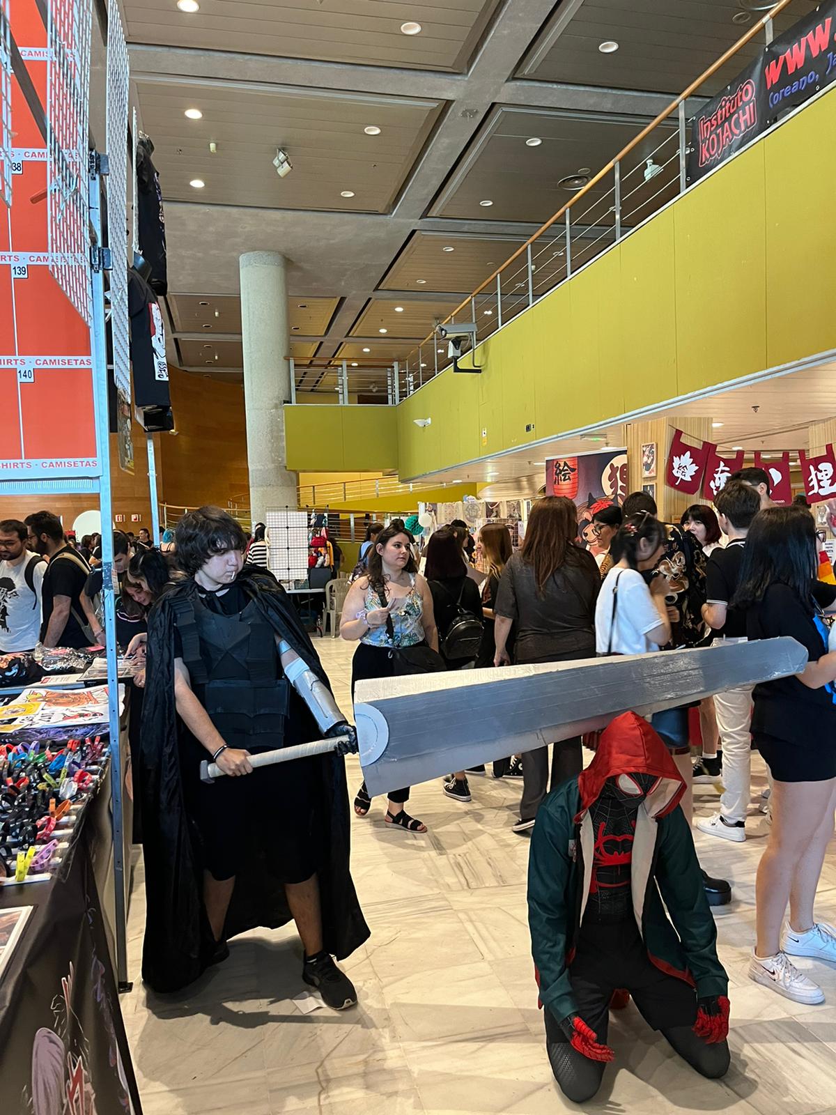Ambiente en el Palacio de Congresos durante el Japan Weekend de Granada.