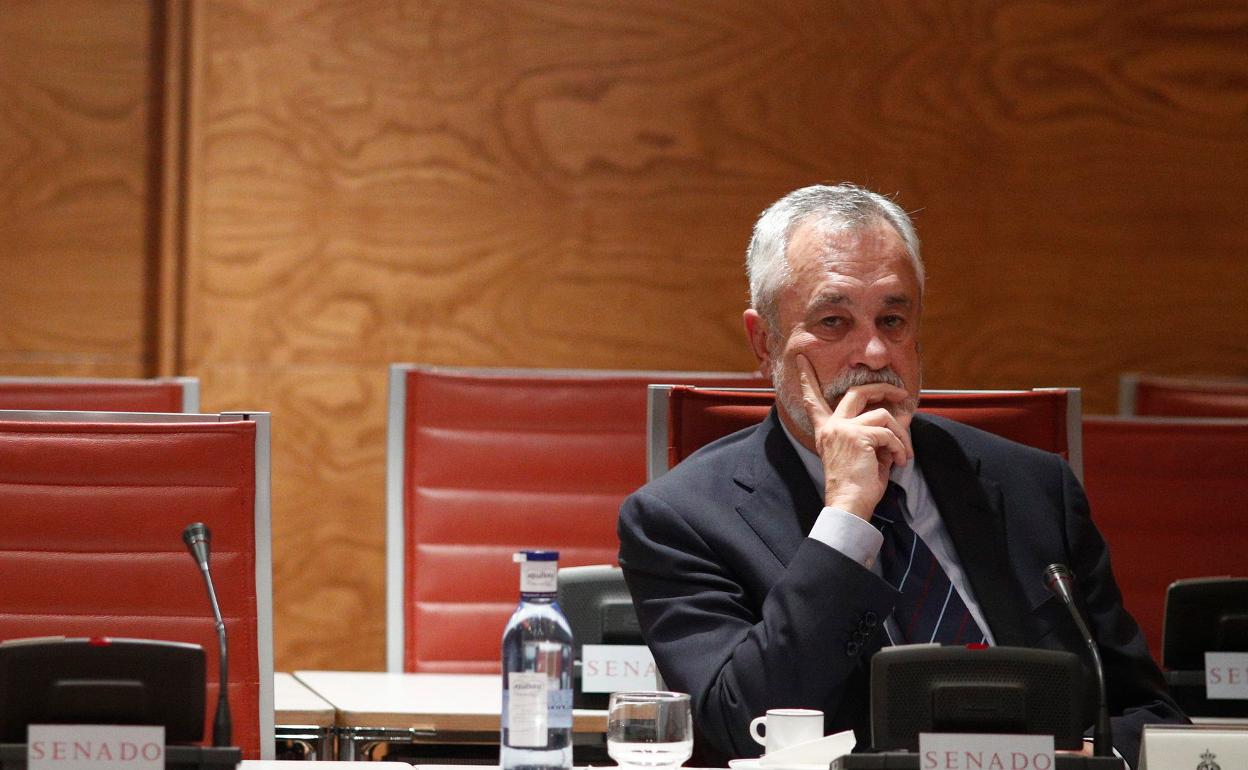 Comparecencia de José Antonio Griñán ante la comisión de investigación en 2018