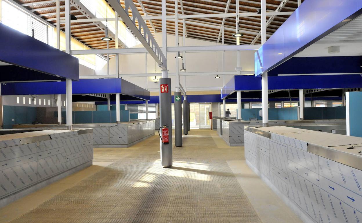 Interior del antiguo mercado de frutas y verduras, una vez rehabilitado de forma integral. 