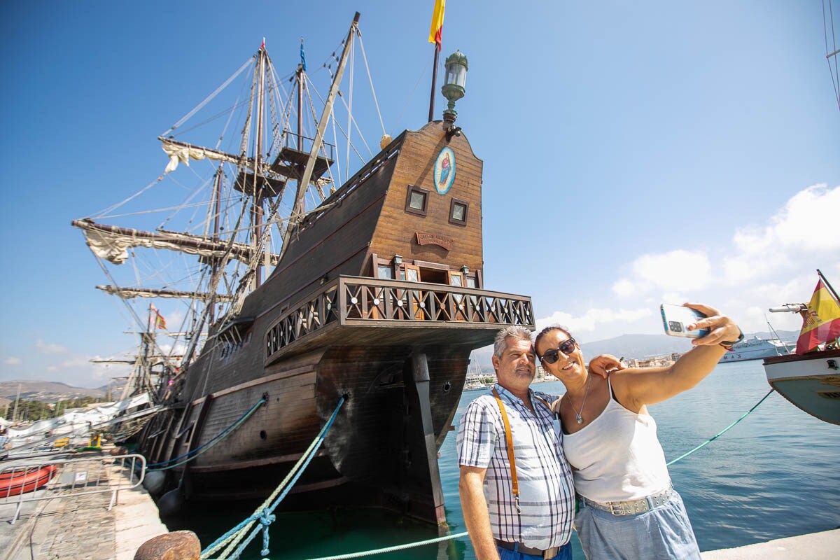 Fotos: El galeón Andalucía, atracado en Motril, desde dentro