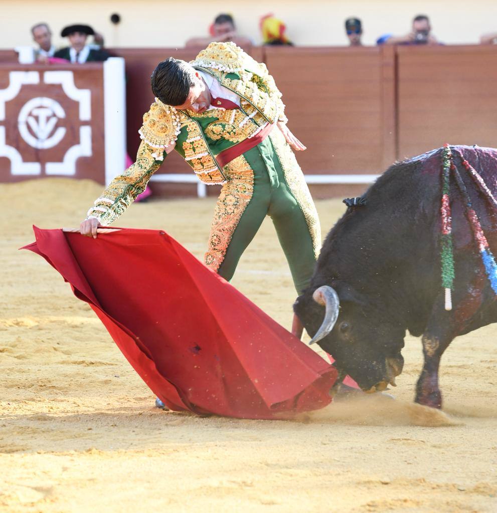 Momento del festejo celebrado en Vera.