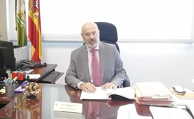 El fiscal delegado, en su despacho en Sevilla. 