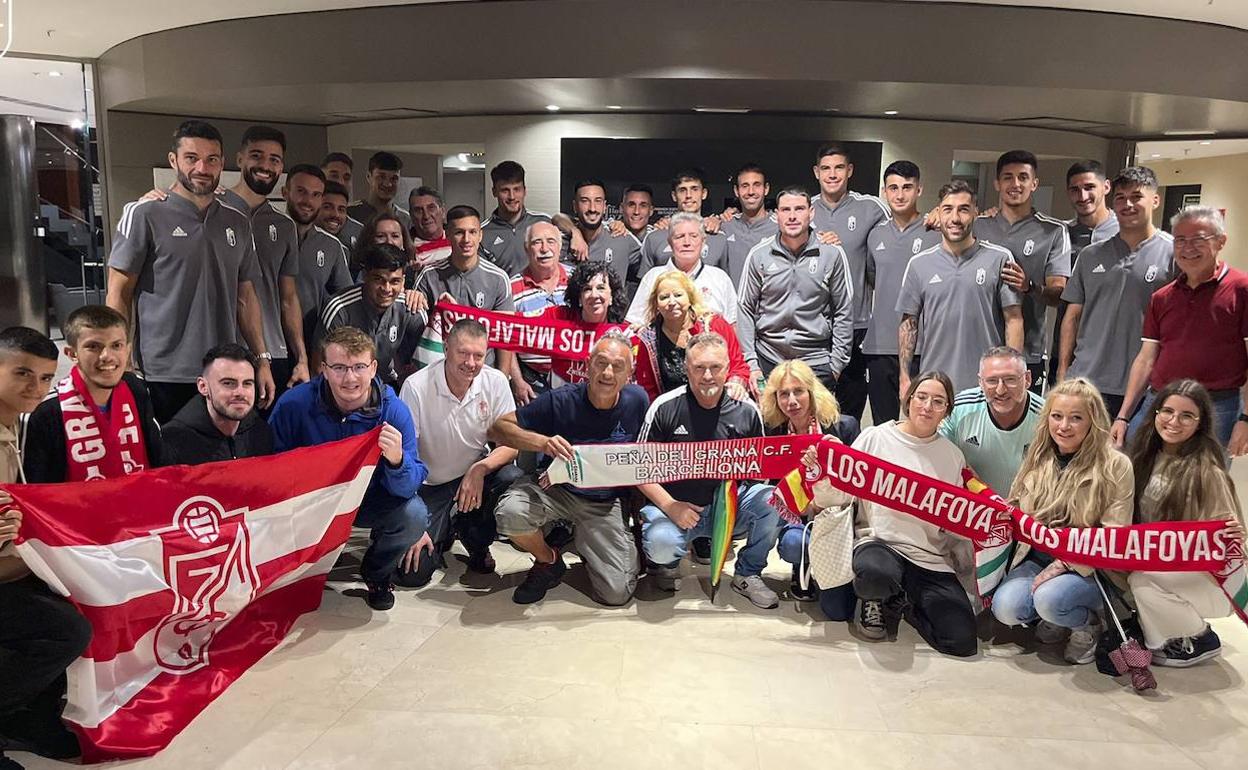 Expedición rojiblanca en Gran Canaria. 