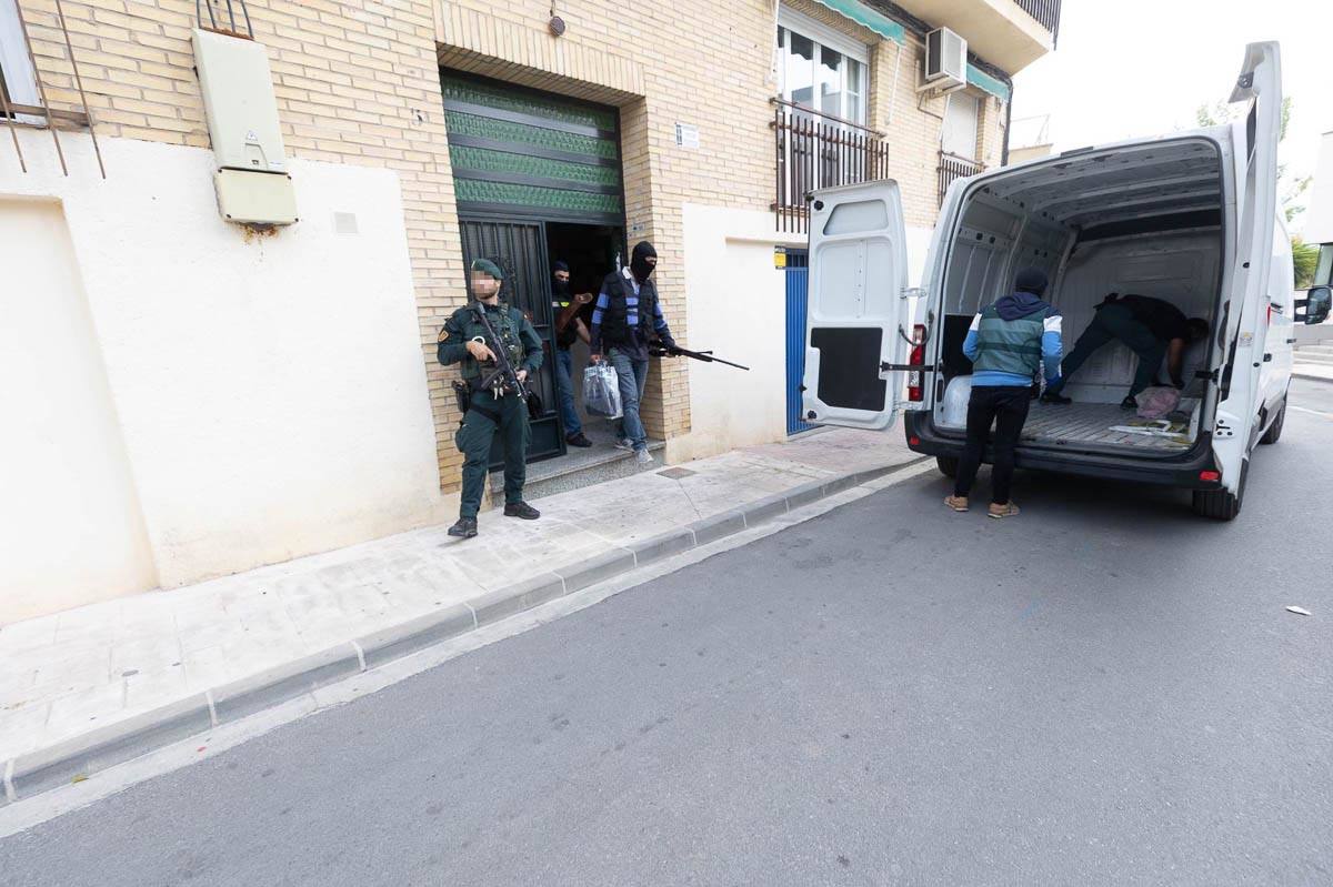 Más de 20 detenidos en una gran operación antidroga en el Área Metropolitana de Granada