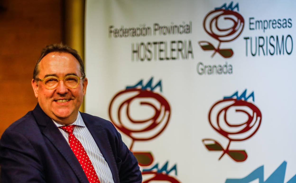 José Luis Yzuel, ayer en Granada.