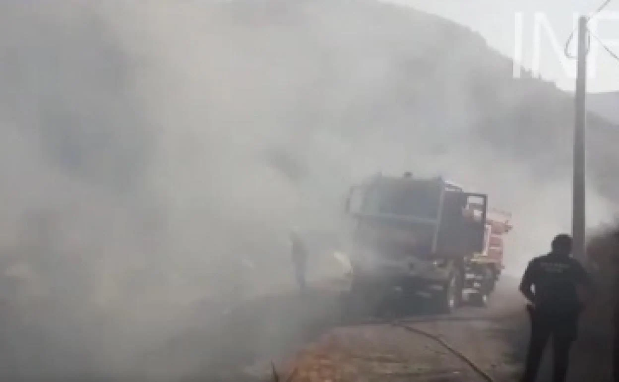 Incendio en Lújar el pasado 24 de septiembre