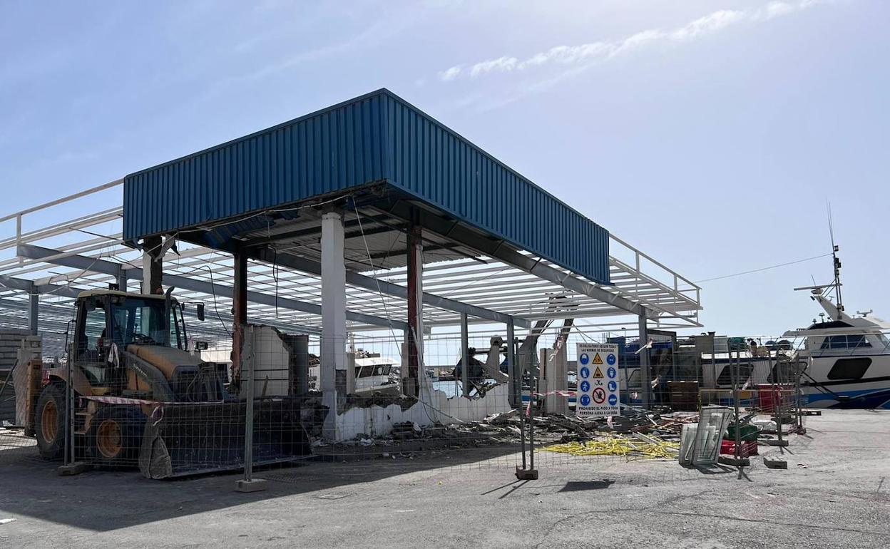 Tiran el bar de la lonja de Motril hasta que se construya una nueva