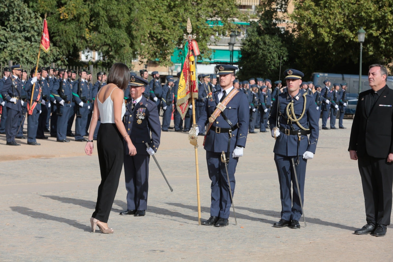 Jura de bandera de civiles en la Base Aérea de Armilla