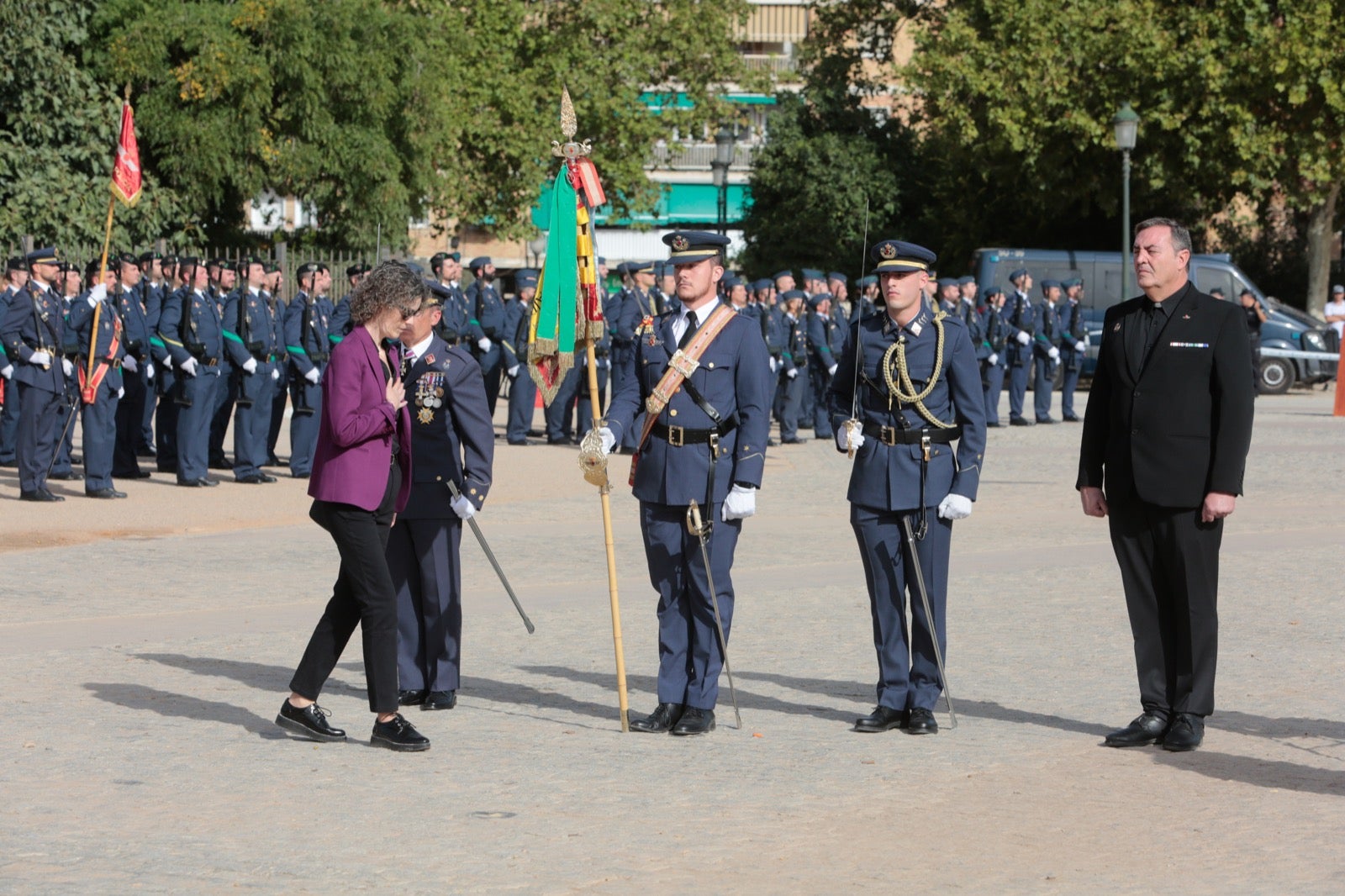 Jura de bandera de civiles en la Base Aérea de Armilla