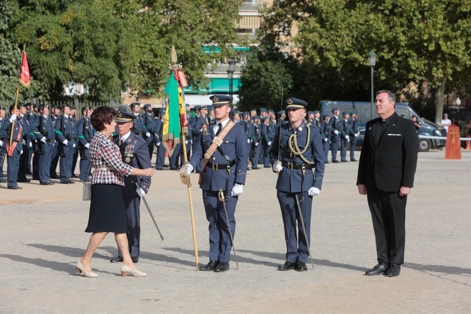 Jura de bandera de civiles en la Base Aérea de Armilla