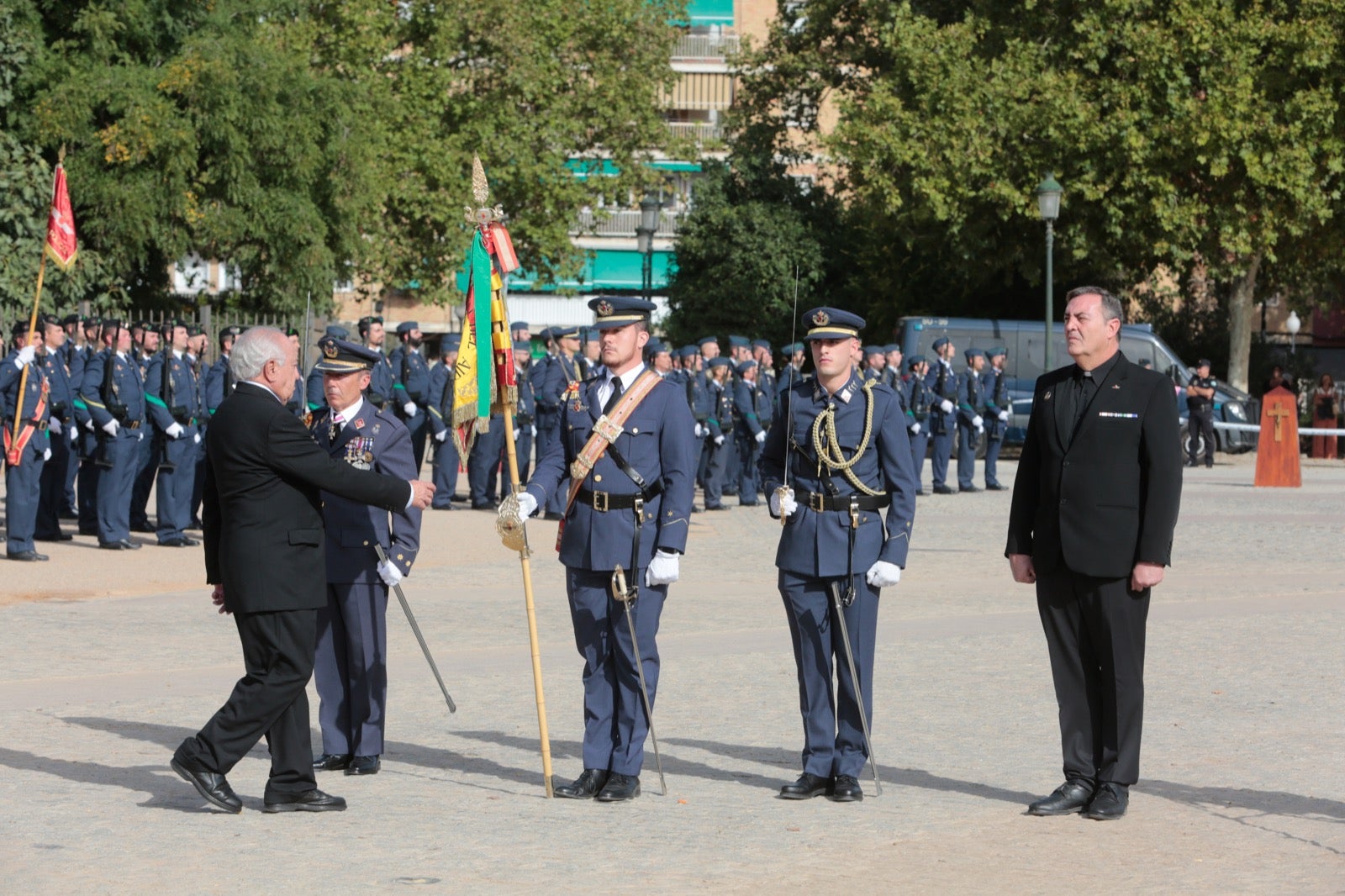 Jura de bandera de civiles en la Base Aérea de Armilla