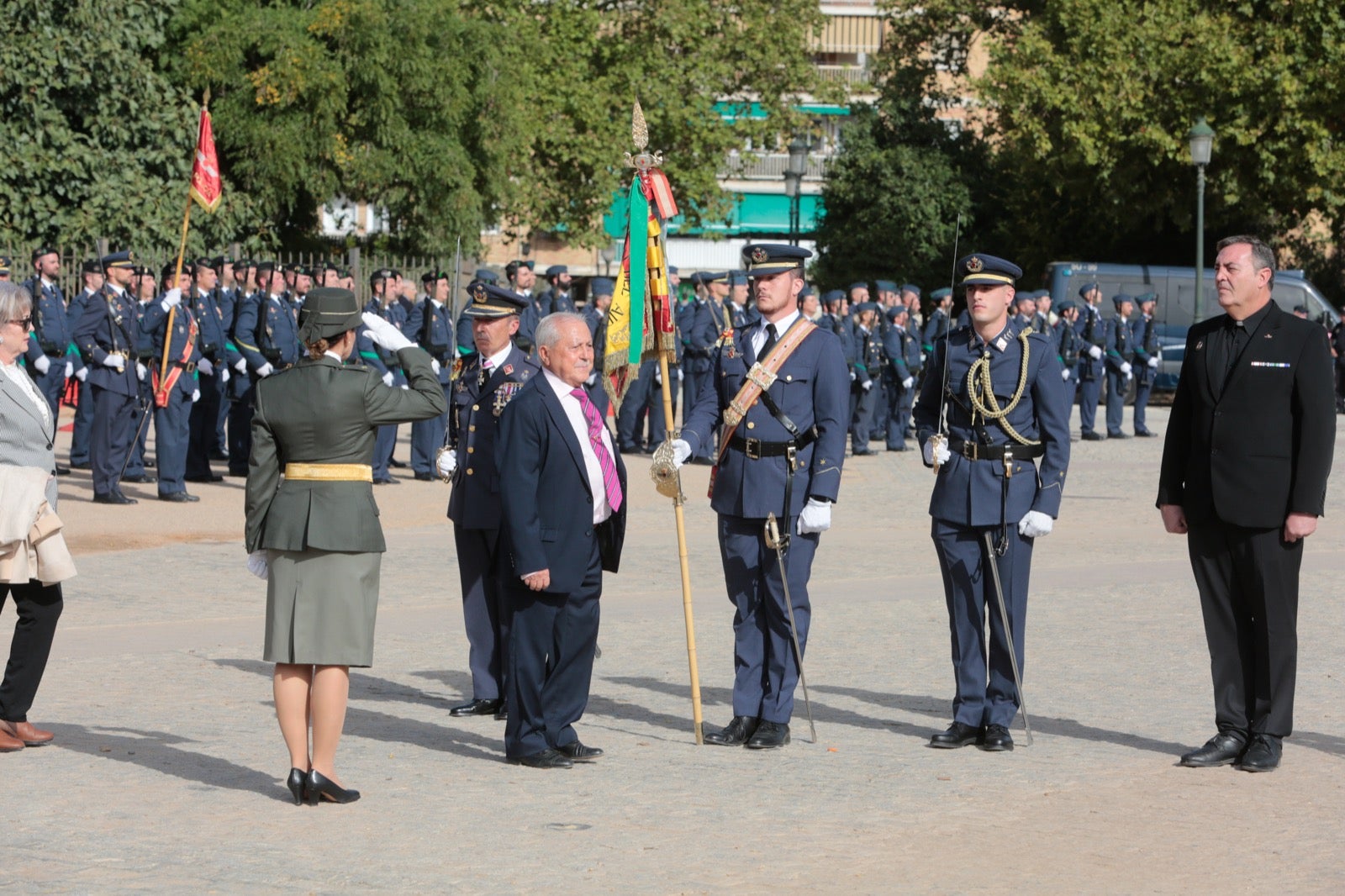 Jura de bandera de civiles en la Base Aérea de Armilla