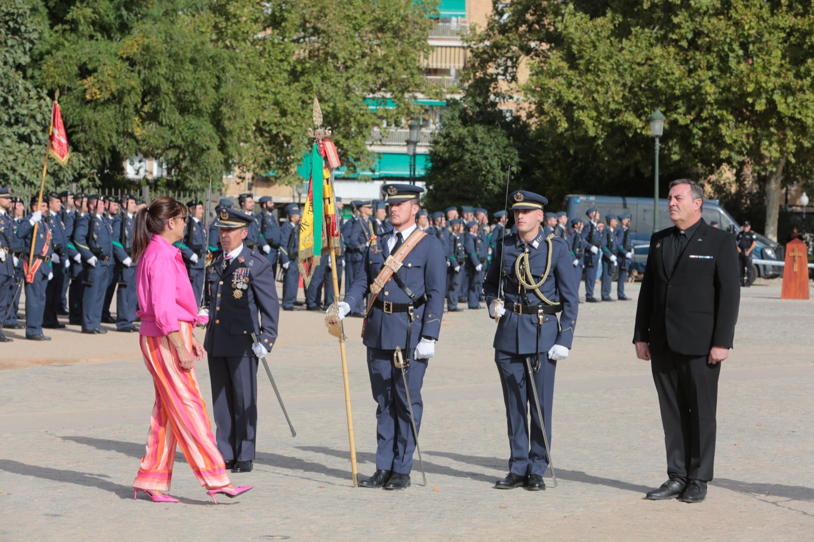 Jura de bandera de civiles en la Base Aérea de Armilla