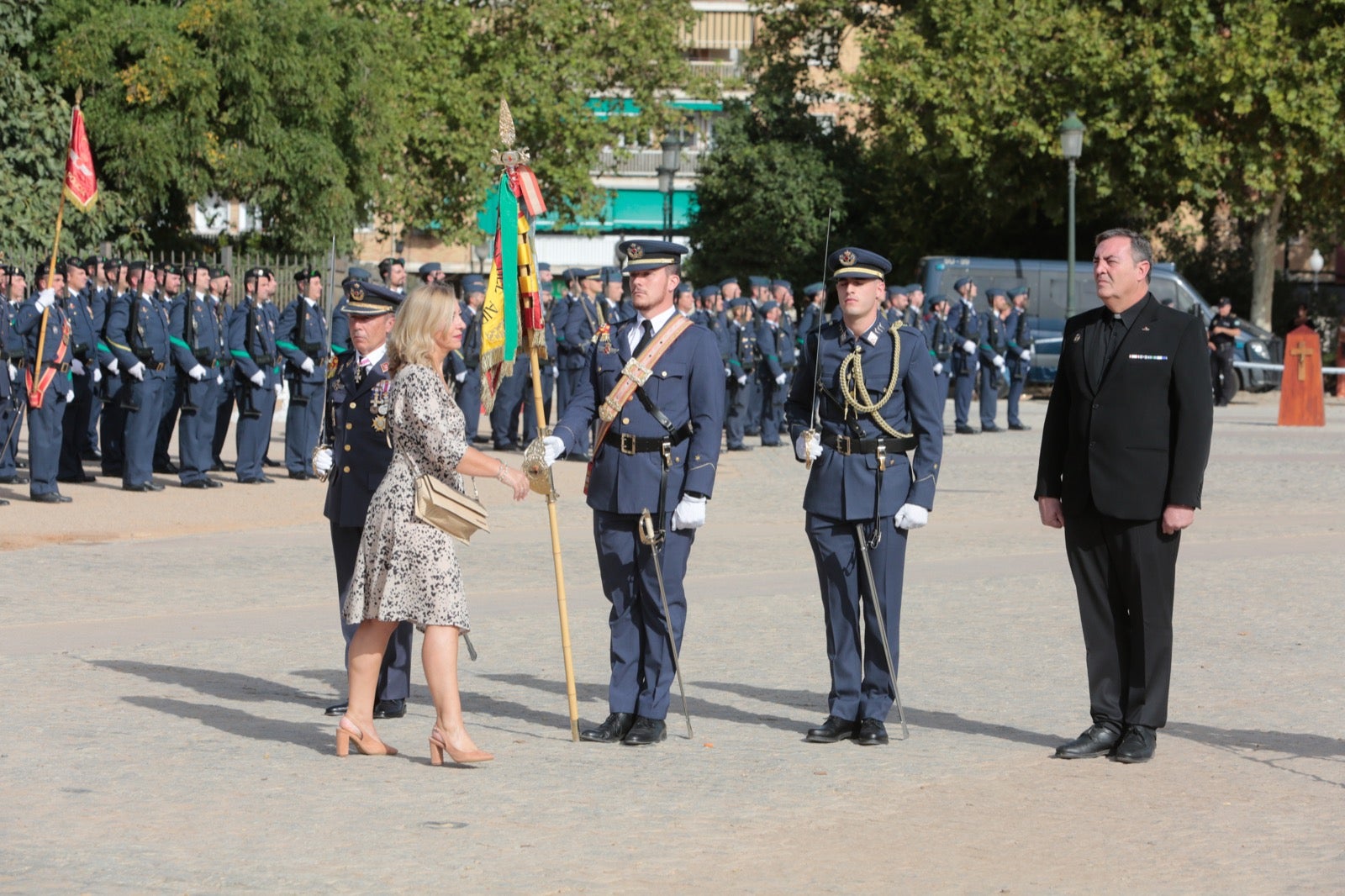 Jura de bandera de civiles en la Base Aérea de Armilla