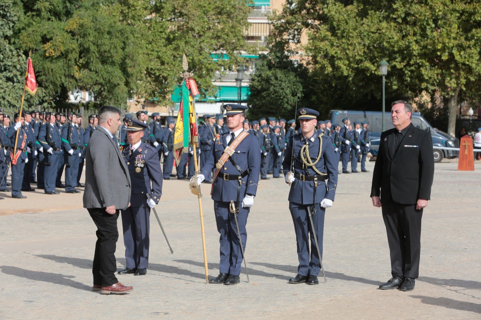 Jura de bandera de civiles en la Base Aérea de Armilla