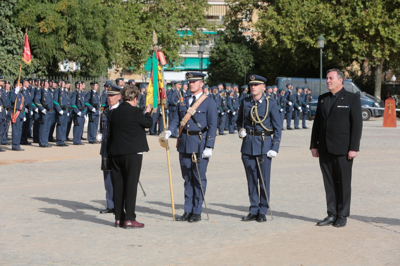 Jura de bandera de civiles en la Base Aérea de Armilla