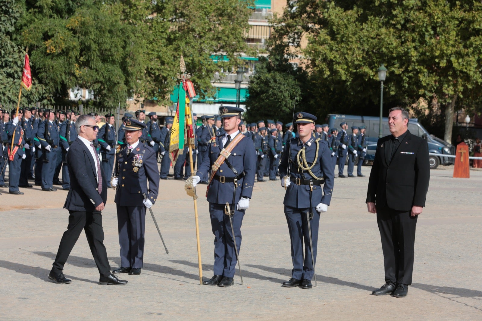 Jura de bandera de civiles en la Base Aérea de Armilla
