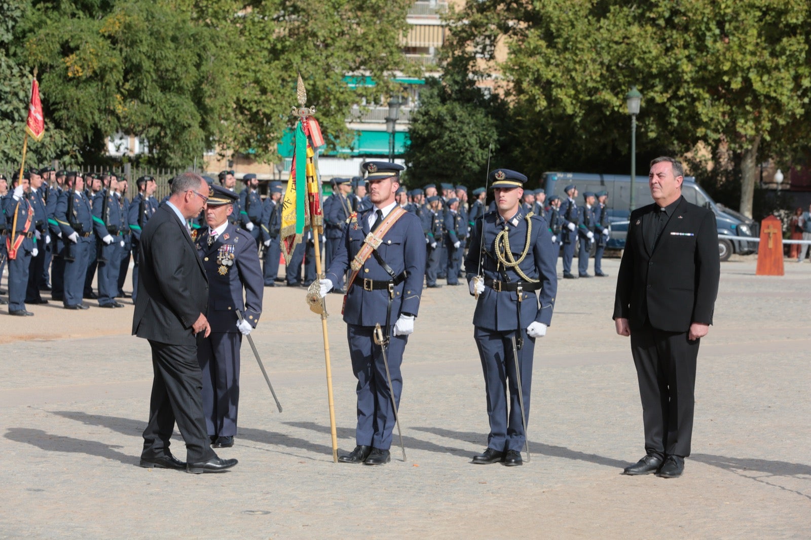 Jura de bandera de civiles en la Base Aérea de Armilla