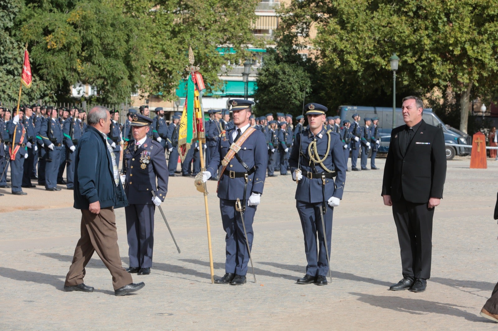 Jura de bandera de civiles en la Base Aérea de Armilla