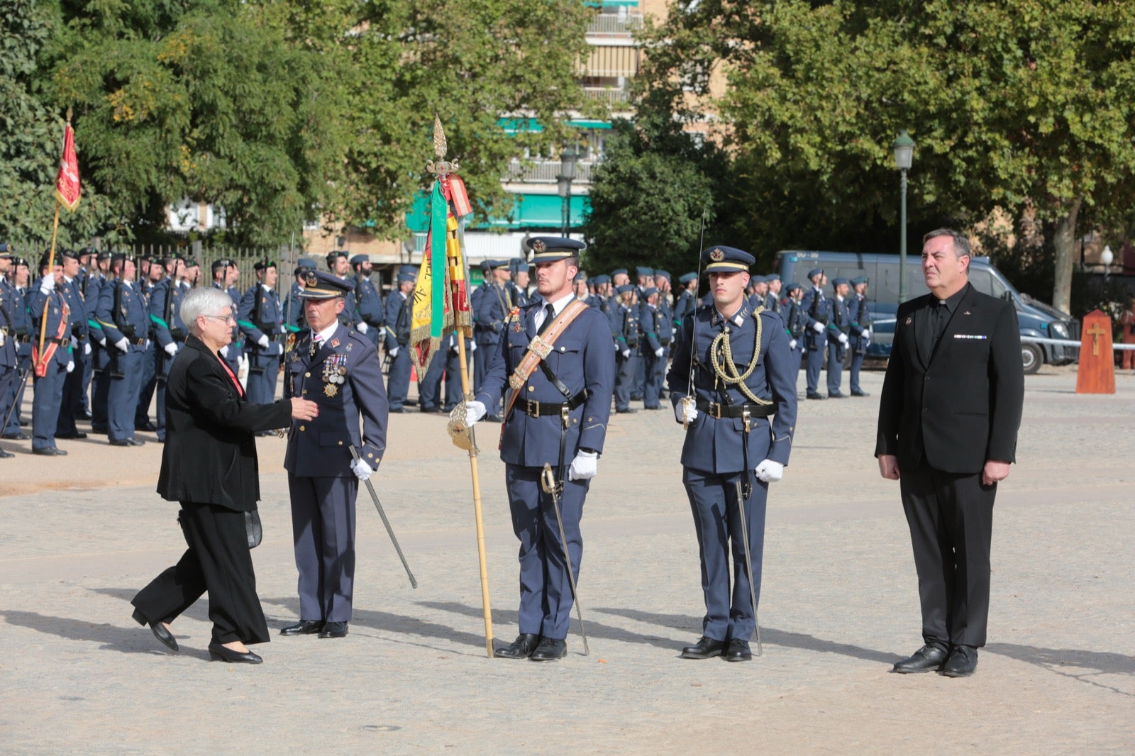 Jura de bandera de civiles en la Base Aérea de Armilla
