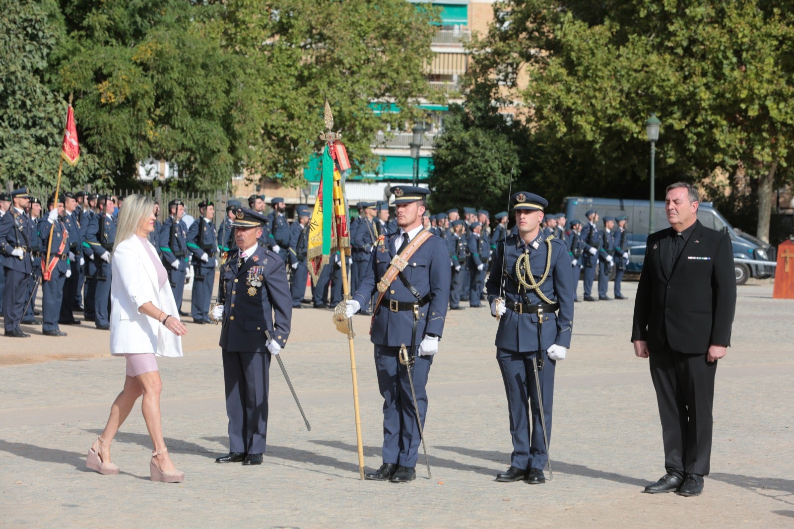 Jura de bandera de civiles en la Base Aérea de Armilla