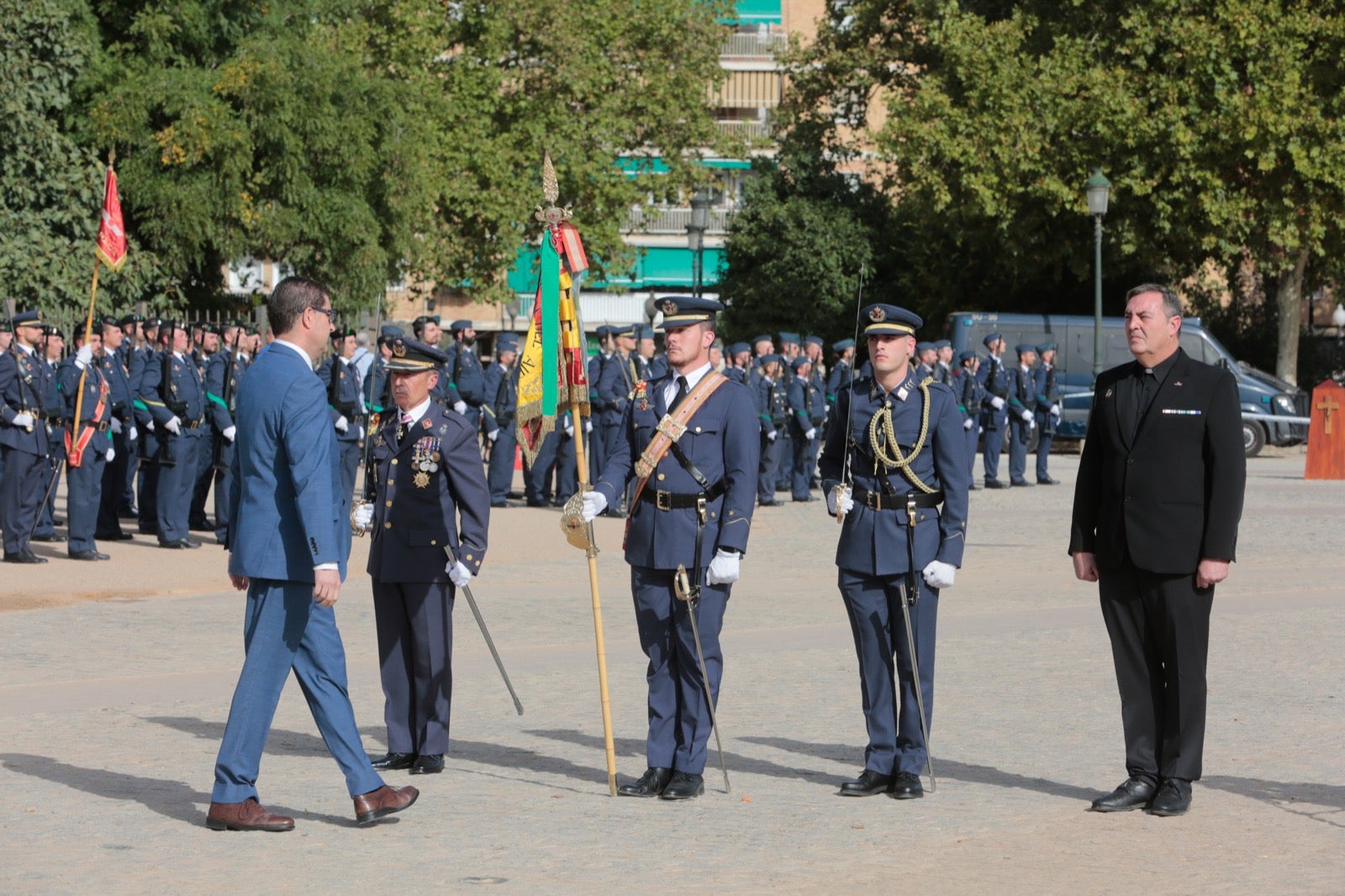 Jura de bandera de civiles en la Base Aérea de Armilla