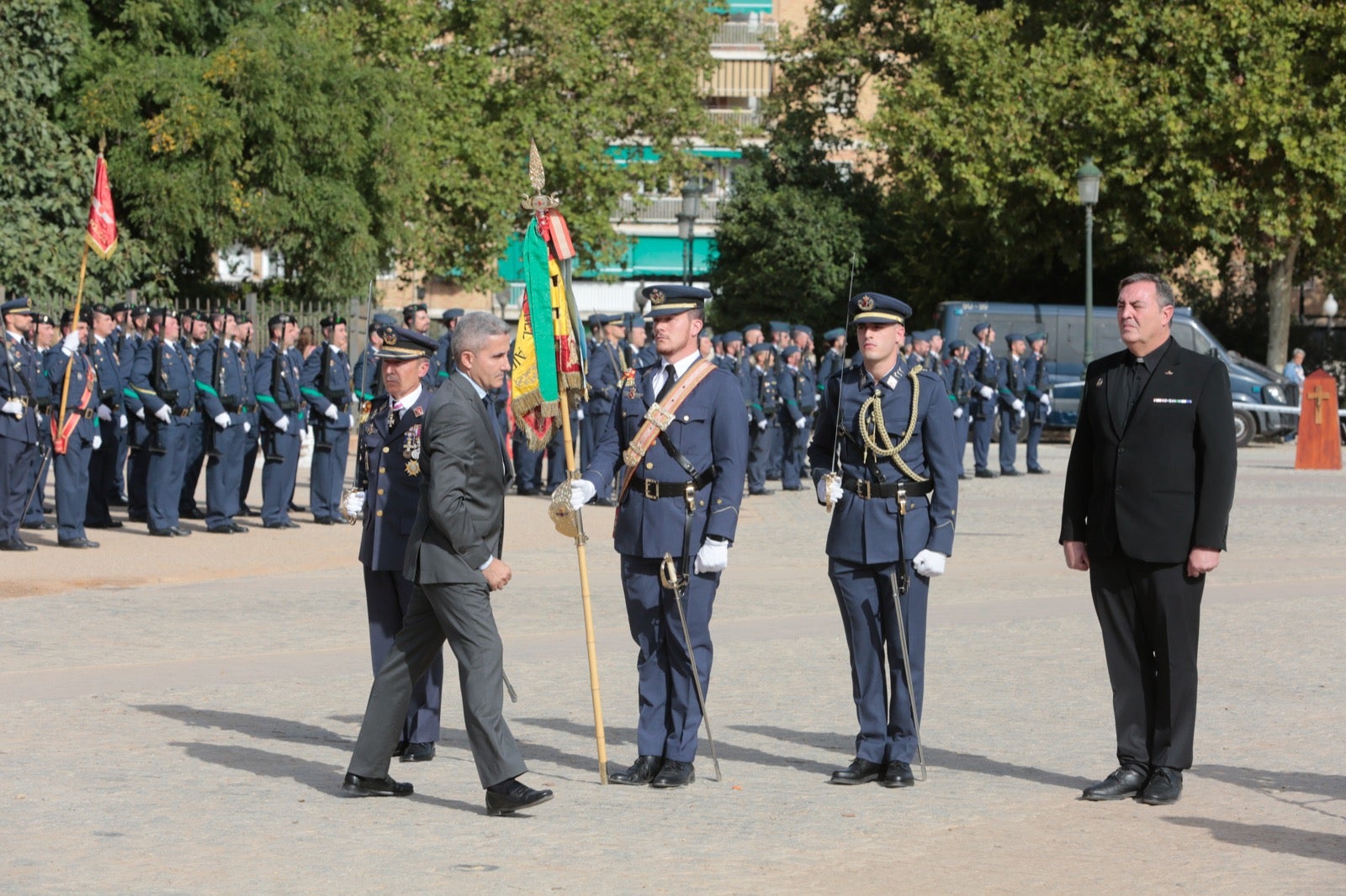 Jura de bandera de civiles en la Base Aérea de Armilla