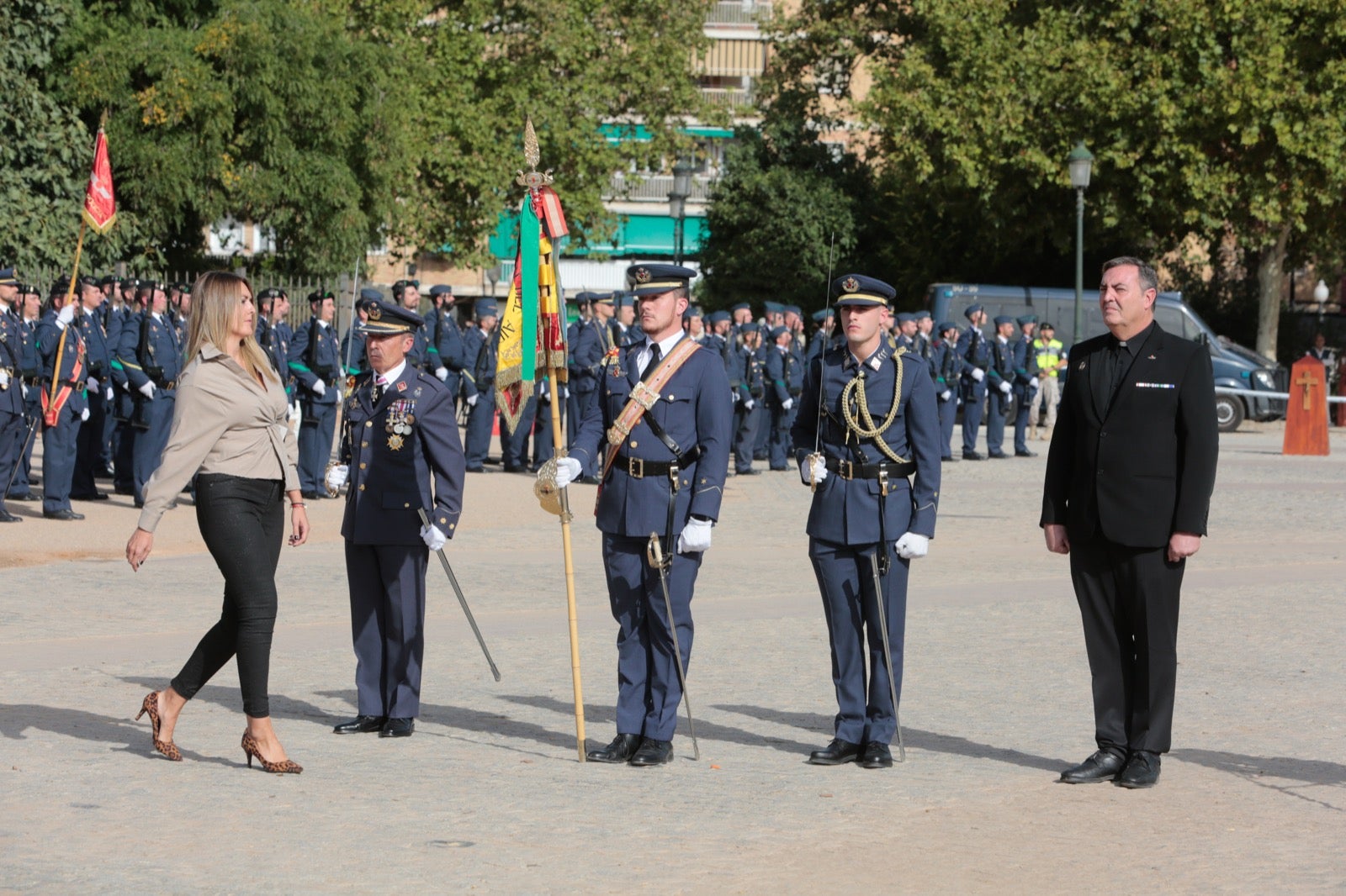 Jura de bandera de civiles en la Base Aérea de Armilla