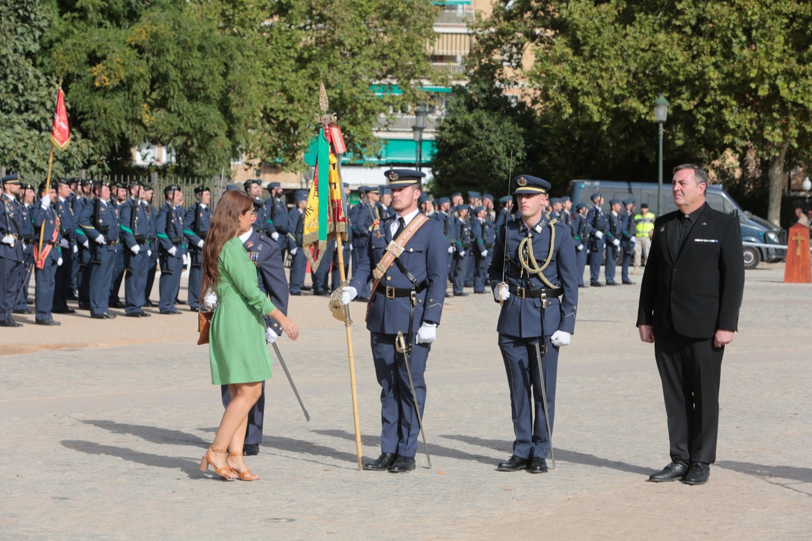 Jura de bandera de civiles en la Base Aérea de Armilla