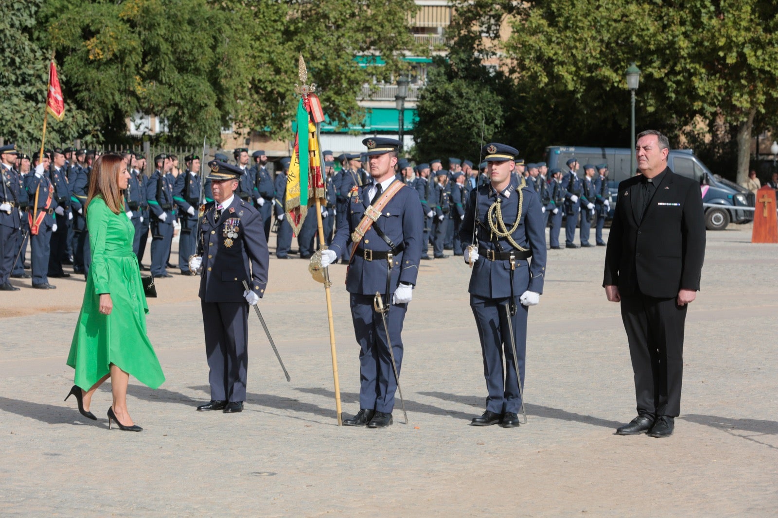 Jura de bandera de civiles en la Base Aérea de Armilla