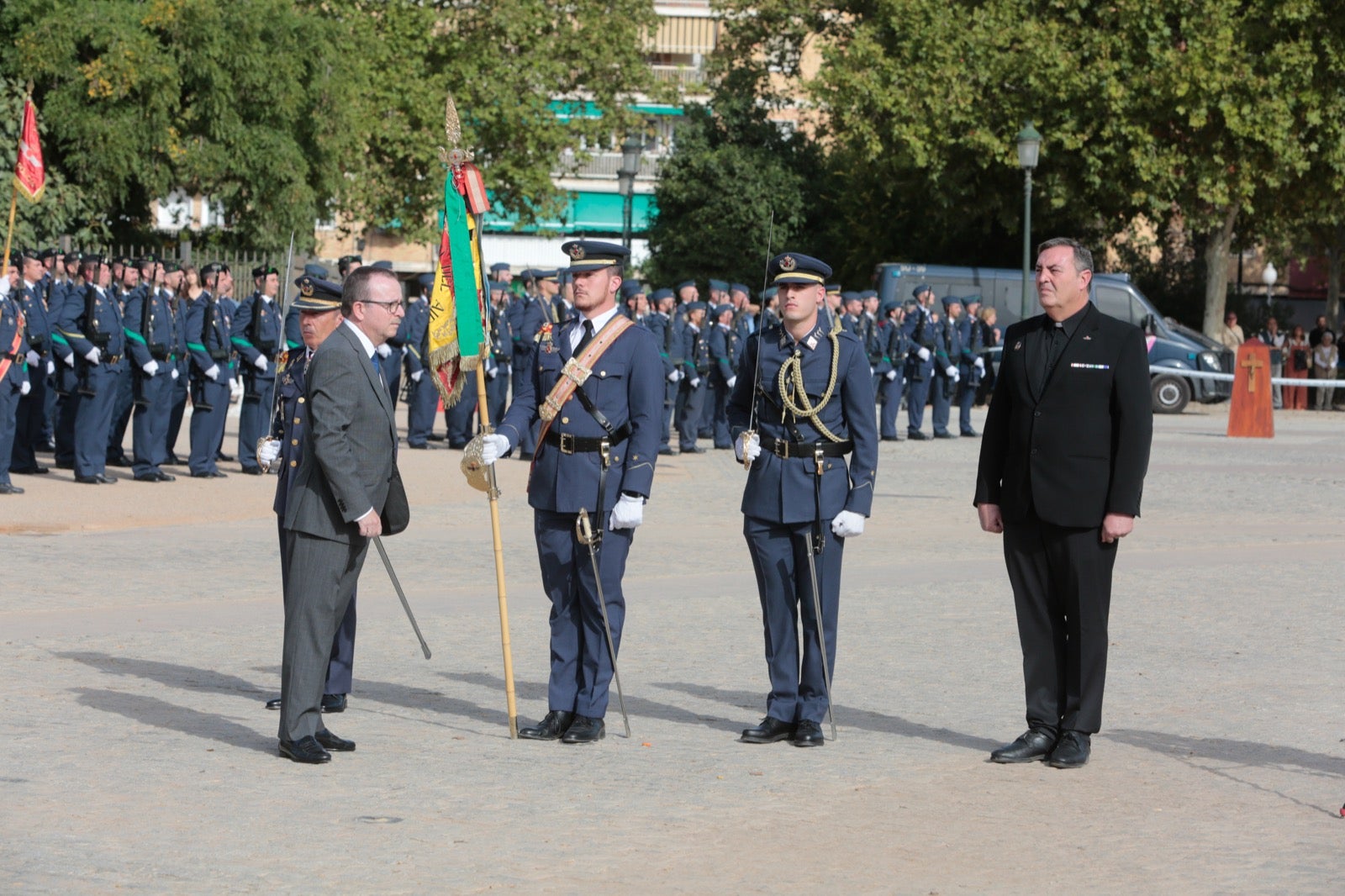 Jura de bandera de civiles en la Base Aérea de Armilla