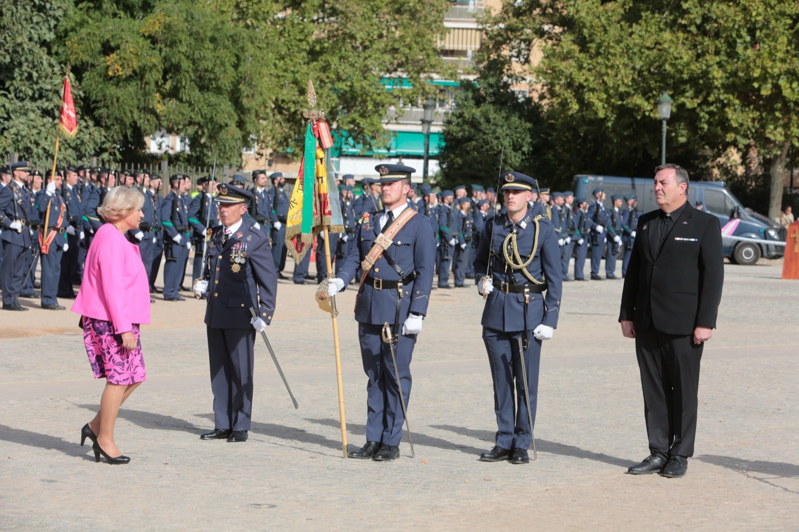 Jura de bandera de civiles en la Base Aérea de Armilla
