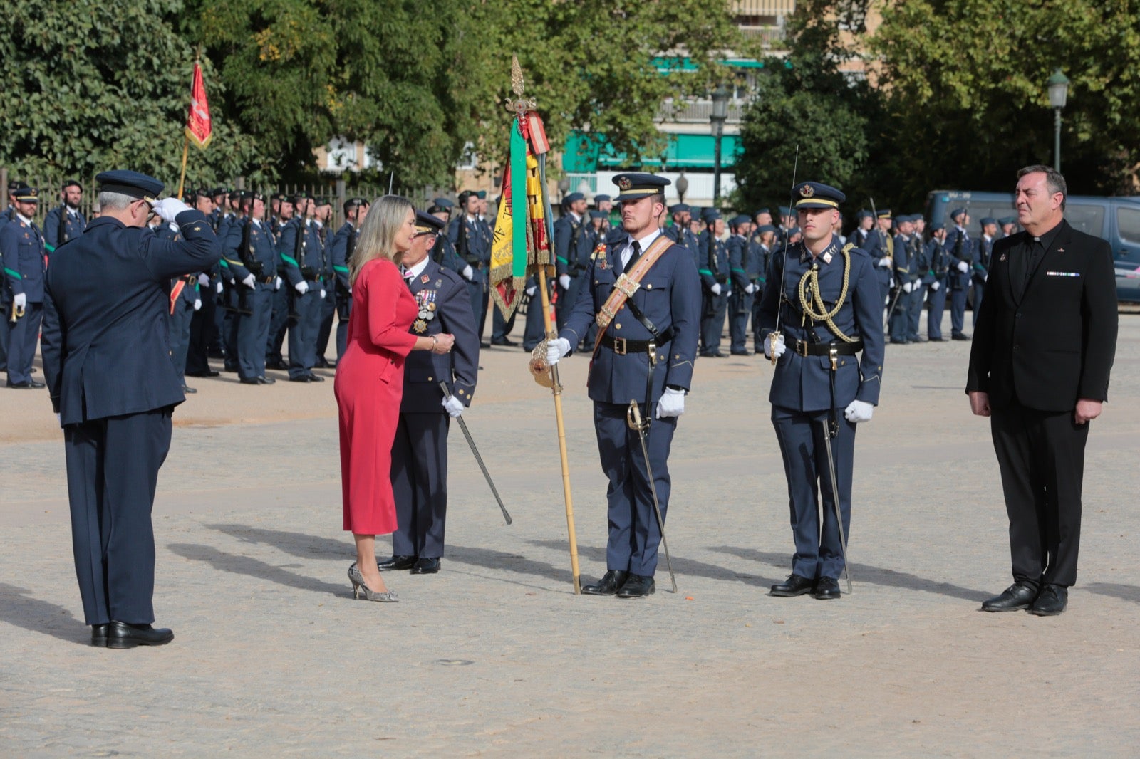 Jura de bandera de civiles en la Base Aérea de Armilla