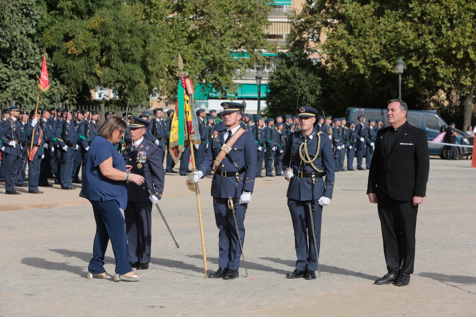 Jura de bandera de civiles en la Base Aérea de Armilla
