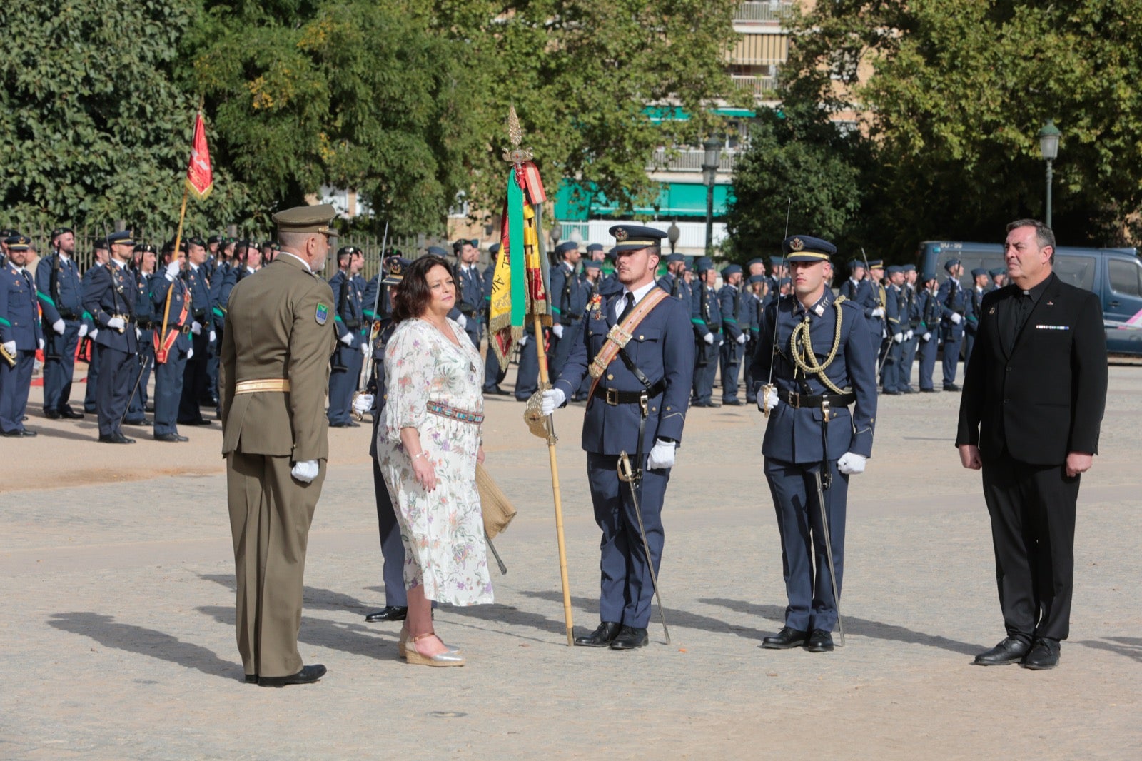 Jura de bandera de civiles en la Base Aérea de Armilla